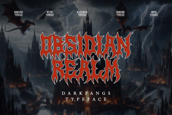 Darkfangs Font - Preview 5