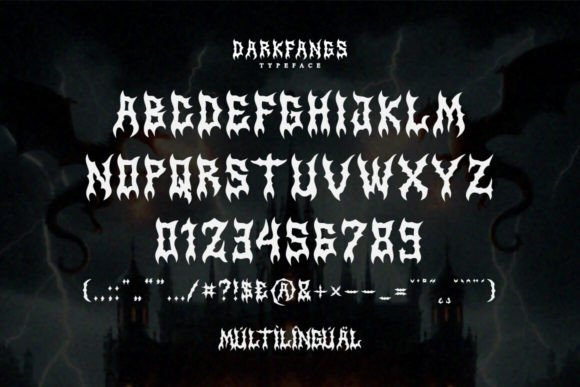 Darkfangs Font - Preview 6