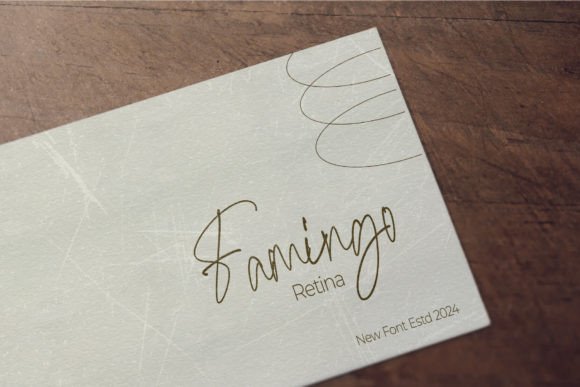 Famingo Ranita Font PNG with transparent background - Preview 2