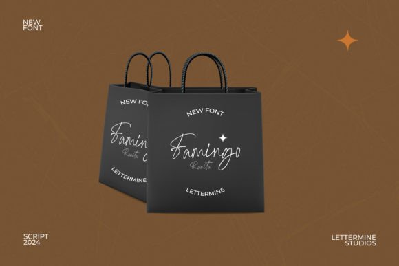 Famingo Ranita Font PNG with transparent background - Preview 4
