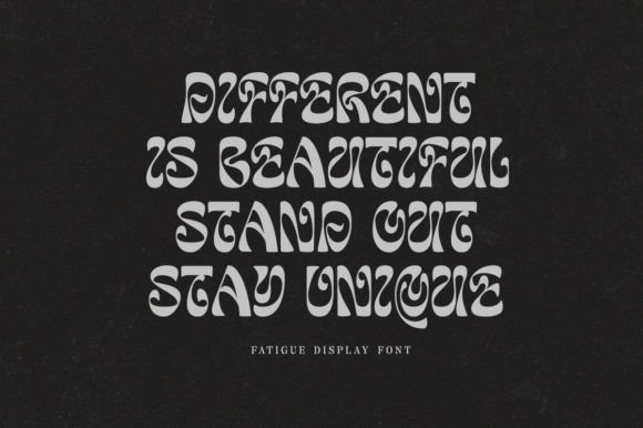 Fatigue Font - Preview 2