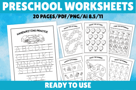 Fun and Educational Preschool Worksheets Grafica Scuola Materna Di little learners loom