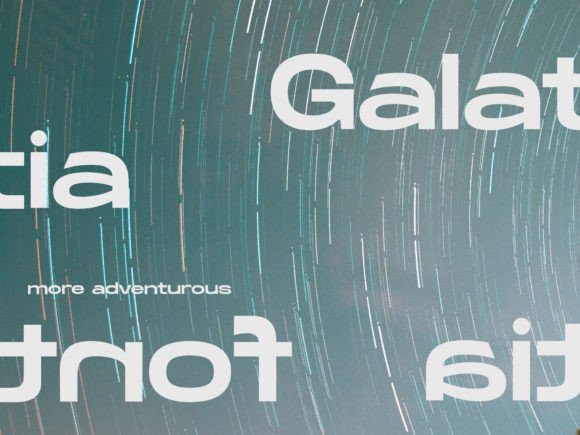 Galatia Font PNG with transparent background - Preview 1