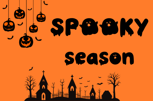 Halloween Night Font PNG with transparent background - Preview 2