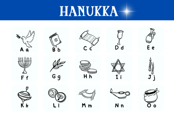 Hanukkah Font - Preview 1