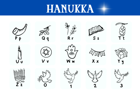 Hanukkah Font - Preview 2