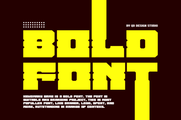 Kewomany Game Font PNG with transparent background - Preview 1