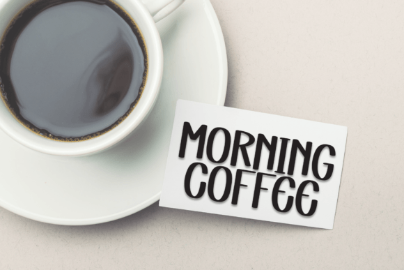 Morning Teacher Font PNG with transparent background - Preview 4