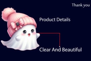 Pink Ghost Clipart Bundle Graphic by Designworld · Creative Fabrica