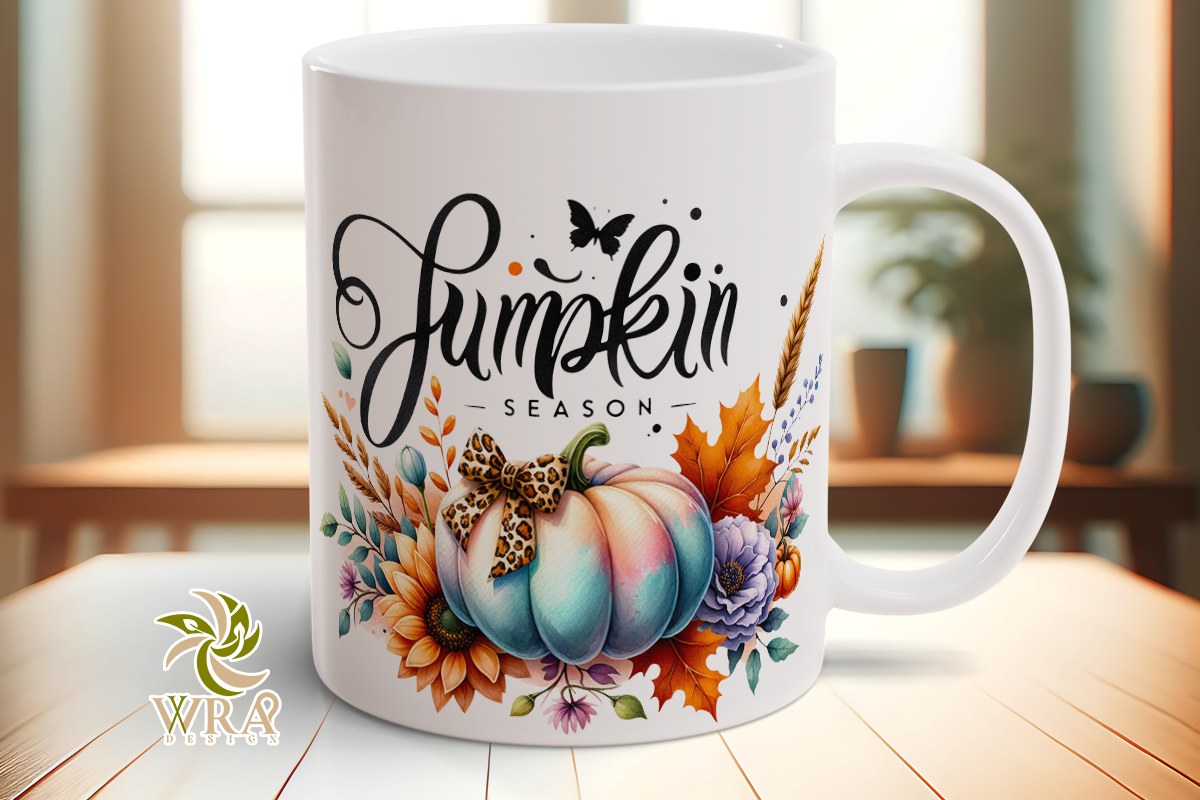 Pumpkin Season Fall Wildflowers Png Graphic by GraphicArtLab · Creative ...