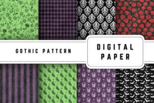 12 Seamless Gothic Pattern Digital Paper Graphic by BreezyBlissArt ...
