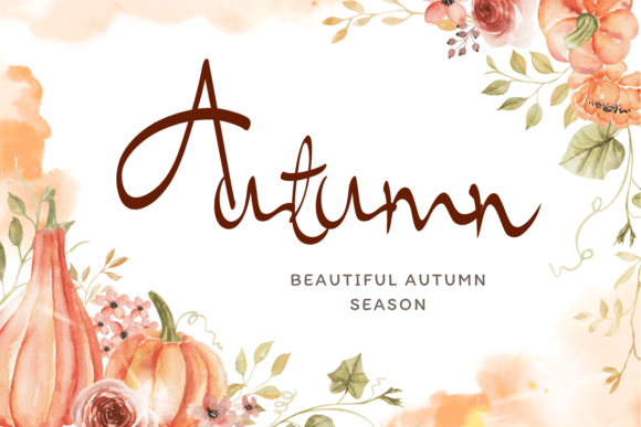 Autumn Thanksgiving Font - Preview 3