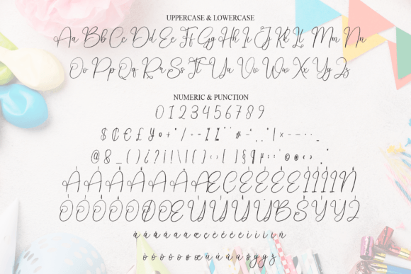 Birthday Font - Preview 6