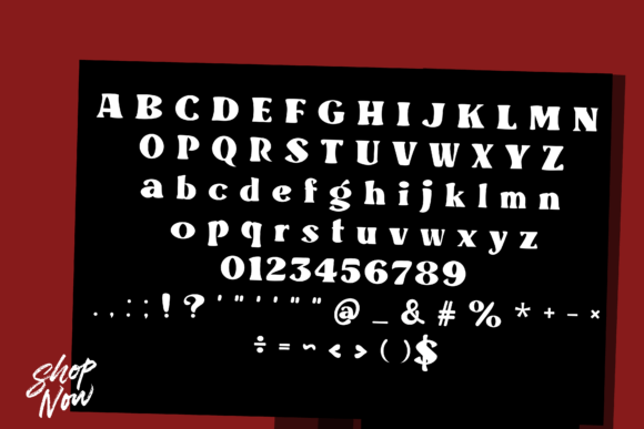 Black Friday Font - Preview 1