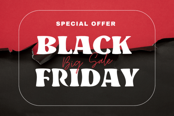 Black Friday Font - Preview 3