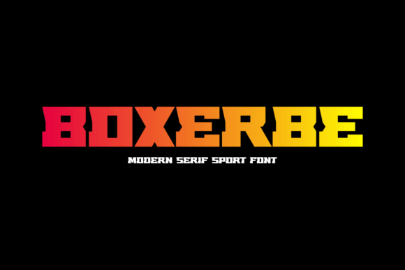Boxerbe Font - Preview 2