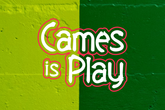 Cames is Play Font - Preview 2
