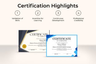 Certificate of Completion Canva Template Graphic by SnapyBiz · Creative ...