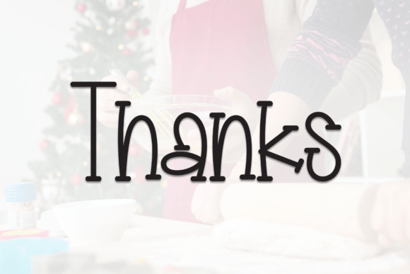 Christmas Cooking Font - Preview 6