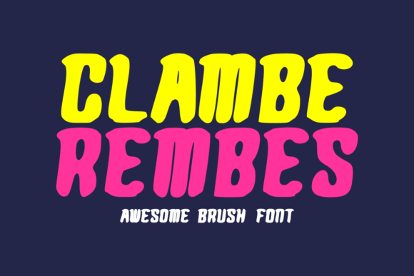 Clamberembes Font - Preview 2