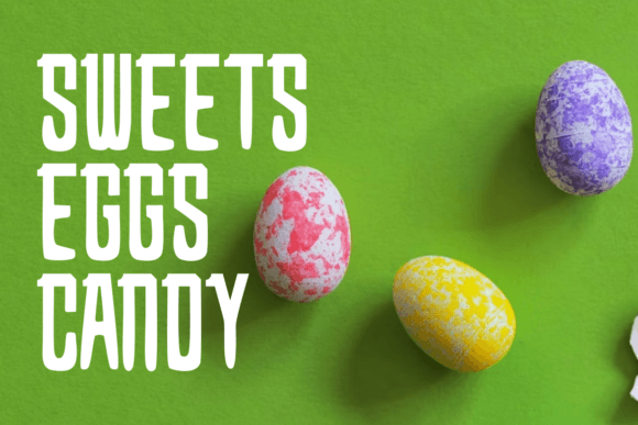 Easters Eggs Font Font - Preview 1