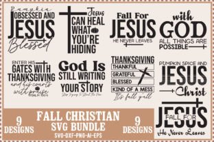 Fall Christian Svg Bundle Graphic by CraftPixel · Creative Fabrica