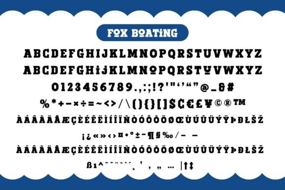 Fox Boating Font - Preview 6