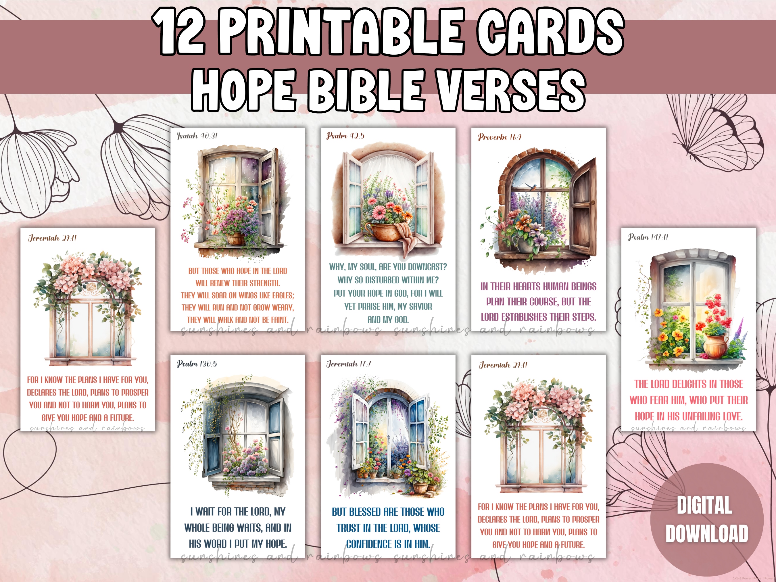 Hope Bible Verse Cards