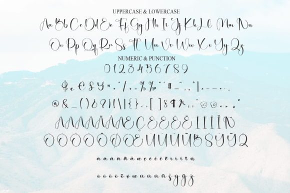 Kamala Mountain Font font preview - 6