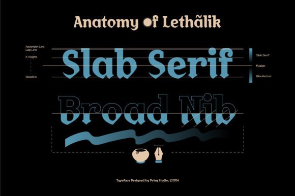 Lethalik Font PNG with transparent background - Preview 2