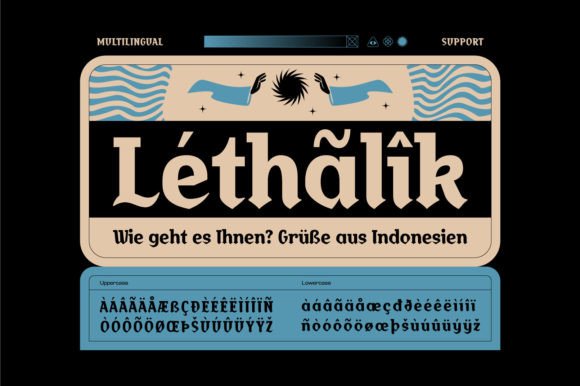 Lethalik Font PNG with transparent background - Preview 5