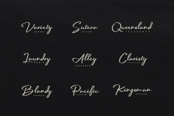 Palmark Font PNG with transparent background - Preview 3