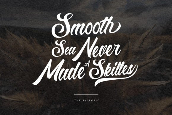 Sailors Batavia Font PNG with transparent background - Preview 2