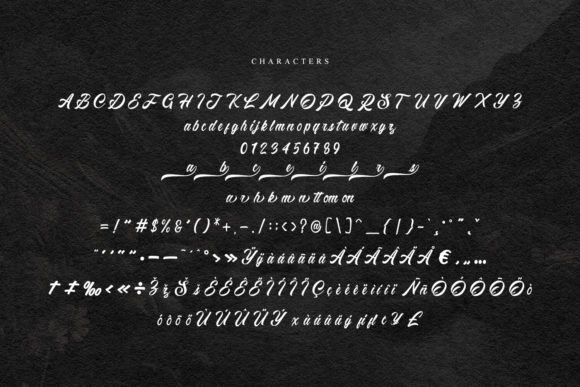 Sailors Batavia Font PNG with transparent background - Preview 5