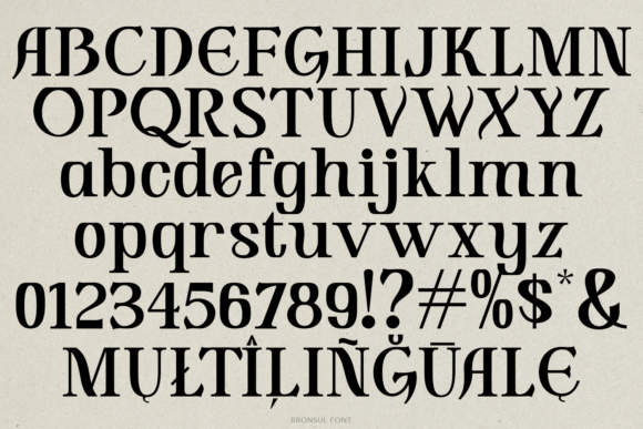 Bronsul Font - Preview 5