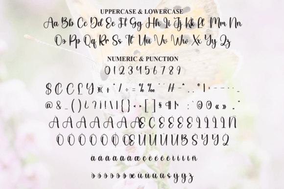 Butterfly Font - Preview 6