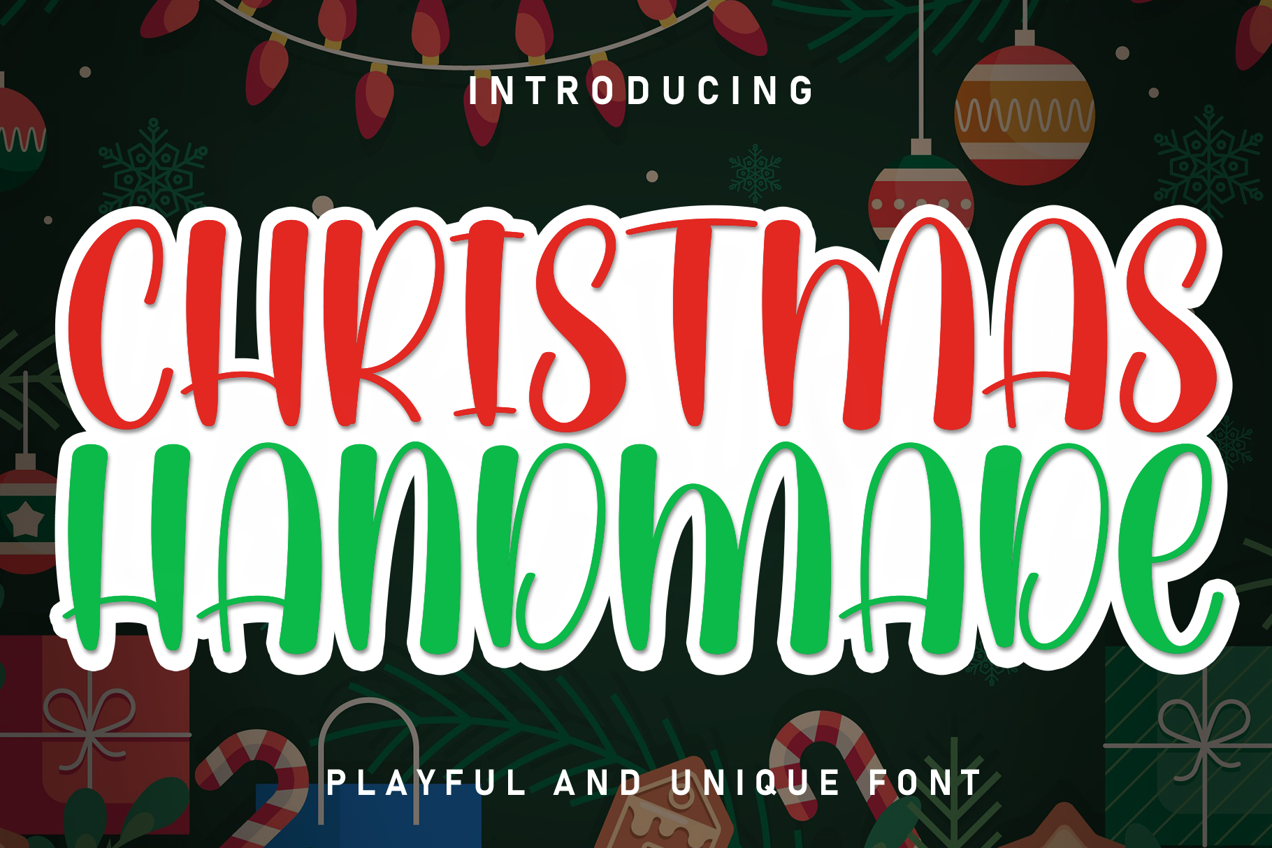 Christmas Handmade Font - photo 1