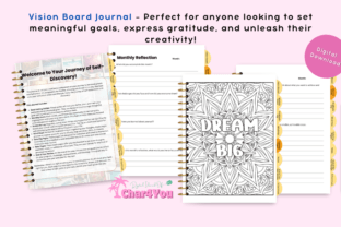 Digital Vision Board Journal Graphic by Char4You · Creative Fabrica