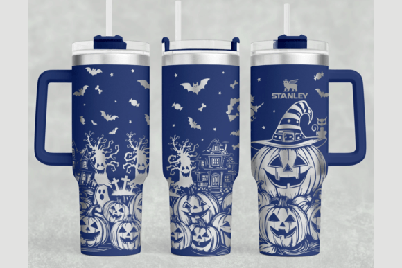 Halloween Stanley 40oz Laser Wrap SVG