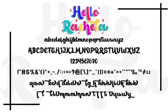 Hello Rachela Font - Preview 6