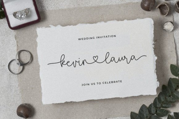 Love Self Font PNG with transparent background - Preview 5
