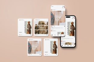 Minimalist Social Media Pages Mockup Graphic by My Code Std · Creative ...