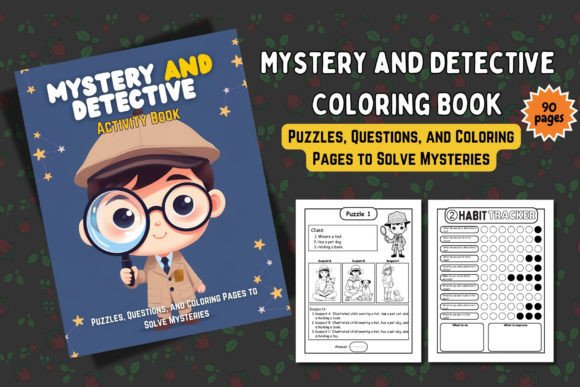 Mystery and Detective Activity Book