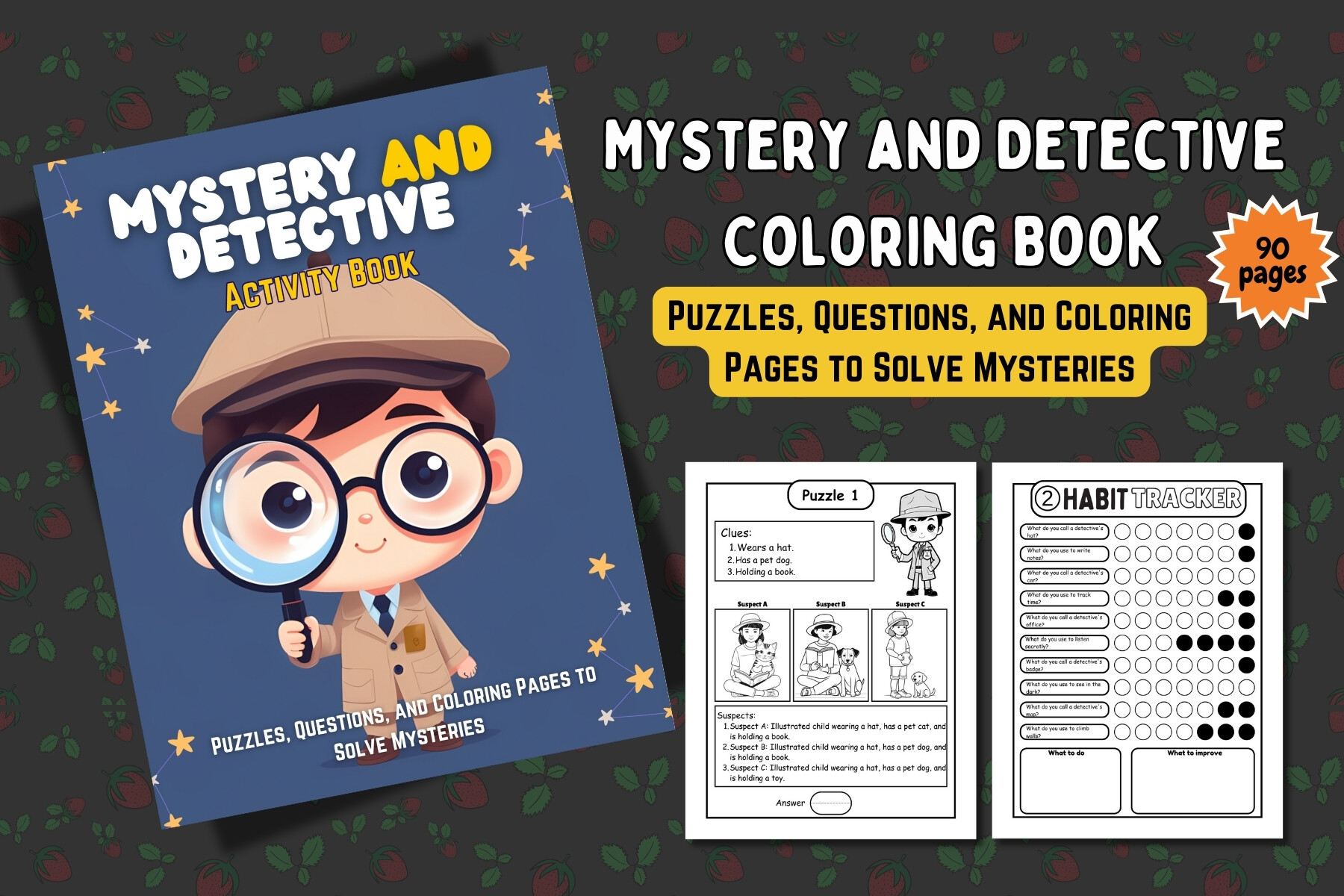 Mystery and Detective Activity Book