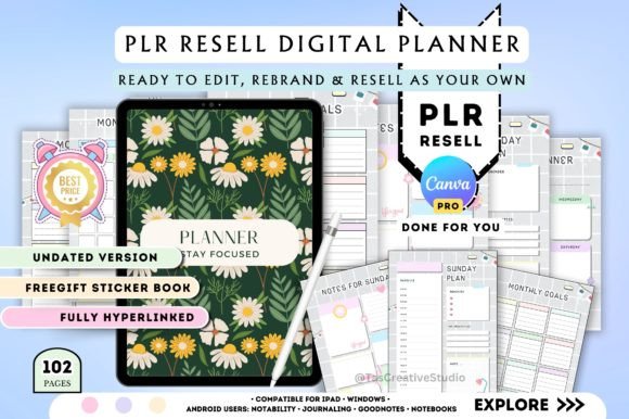 PLR Canva Planner - Ready to Rebrand