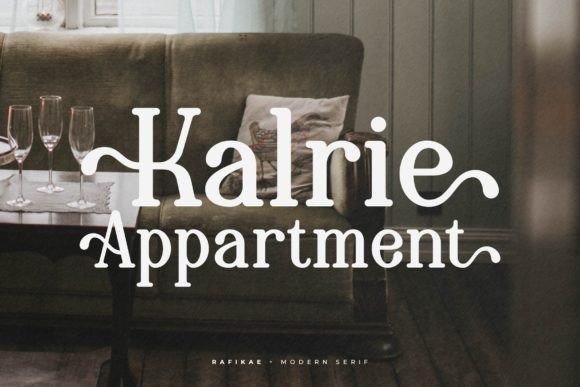 Rafikae Font PNG with transparent background - Preview 3