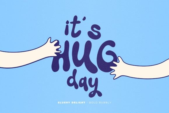 Slushy Delight Font PNG with transparent background - Preview 1