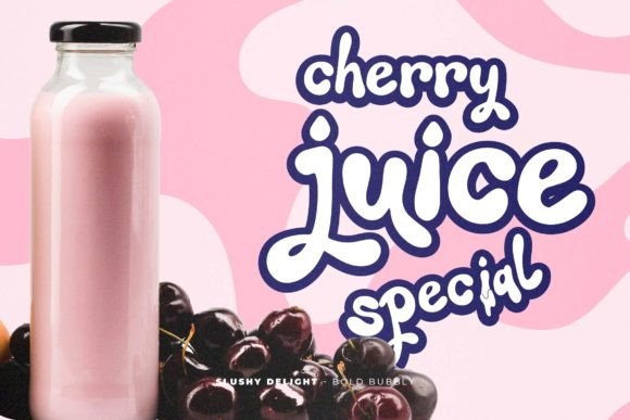 Slushy Delight Font PNG with transparent background - Preview 6