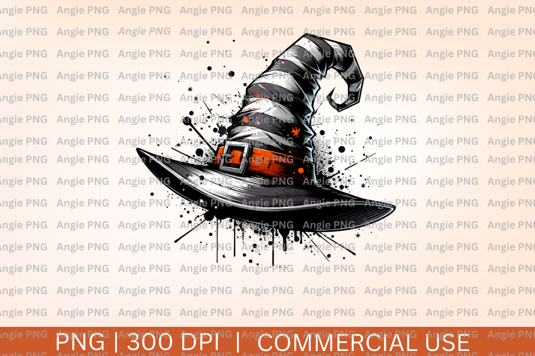 Watercolor Witch Hat PNG Clipart Graphic by angela39503 · Creative Fabrica