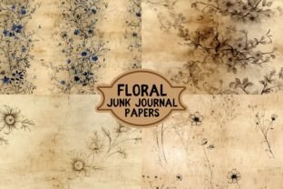 Black Ink Floral Double Pages Graphic by Sarah · Creative Fabrica
